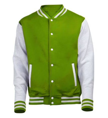 Varsity Jacket in Cotton Sleeve